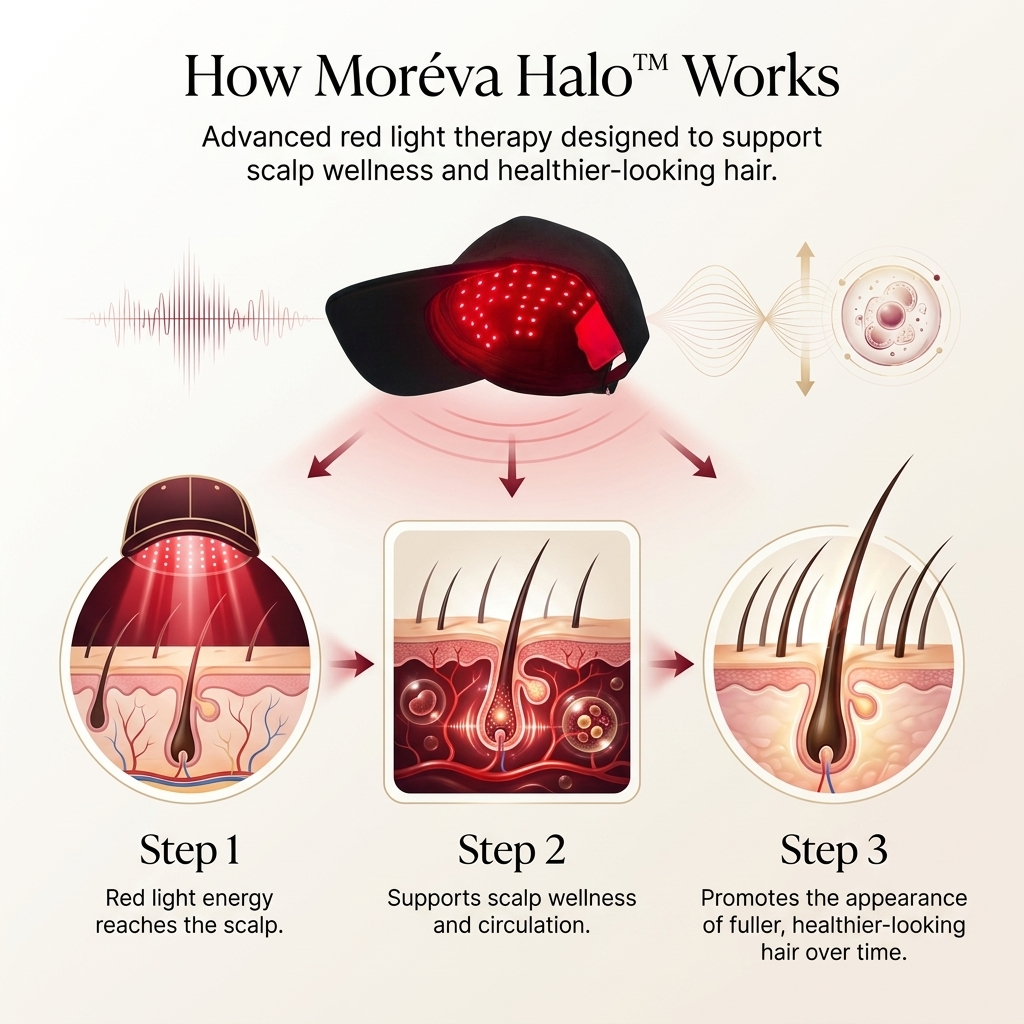 Moreva Halo™ Red Light Therapy Cap